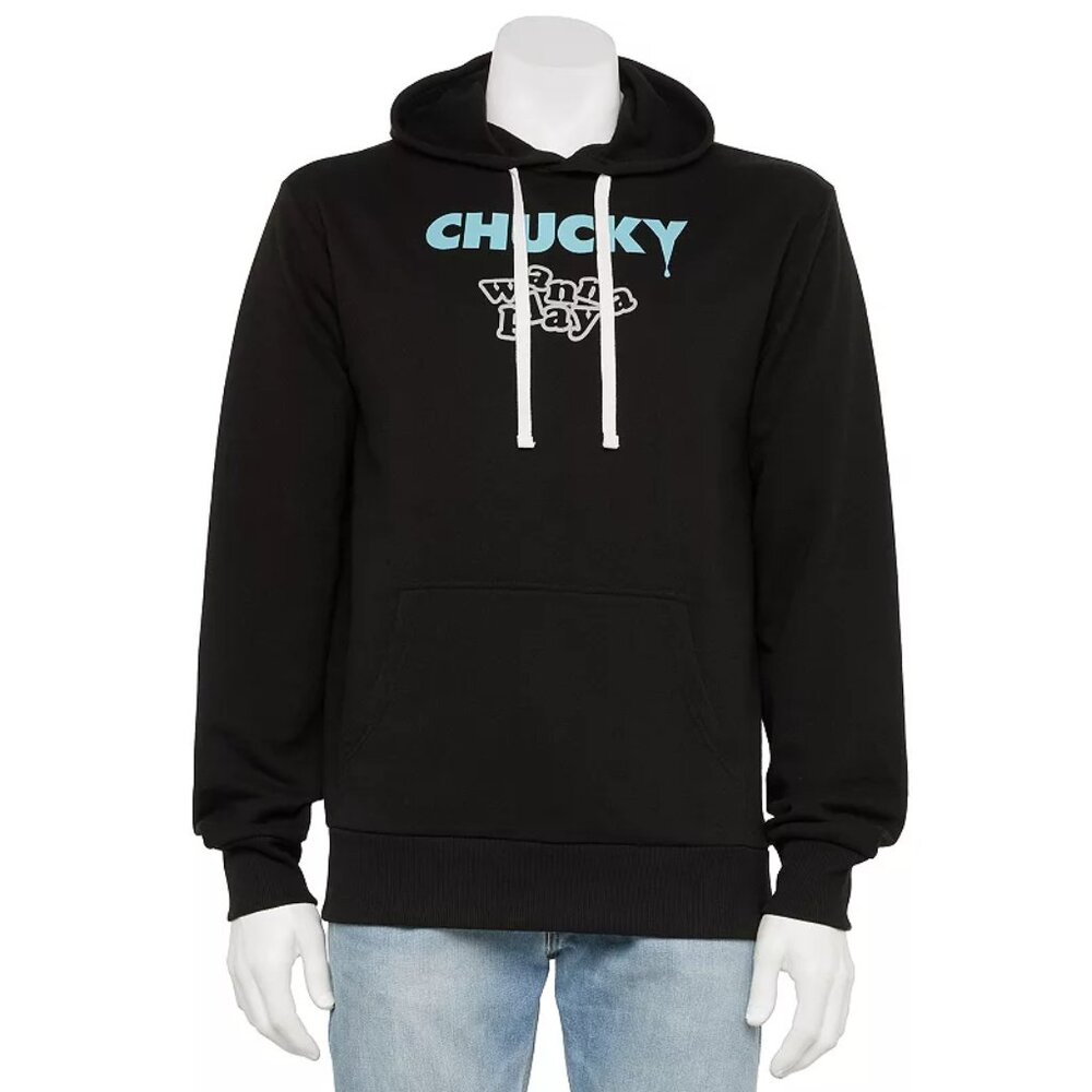 Men's Chucky Long Sleeve, Fleece Hoodie, Size M, NWT